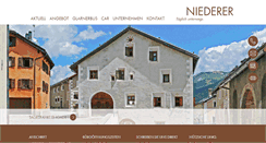 Desktop Screenshot of niedererautobetrieb.ch