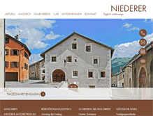 Tablet Screenshot of niedererautobetrieb.ch